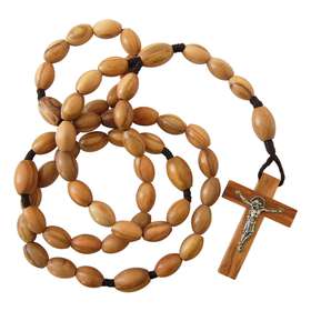 Olive wood Rosary, large size