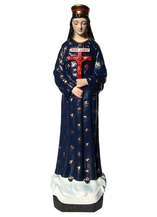 Statue of Our Lady of Pontmain, 32 cm (Vue de face)