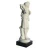 Statue of the Good Shepherd, reconstituted marble - 23 cm (Vue du profil droit)