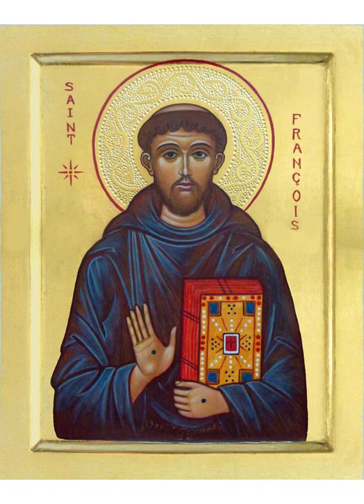 Icon of Saint Francis of Assisi with stigmata