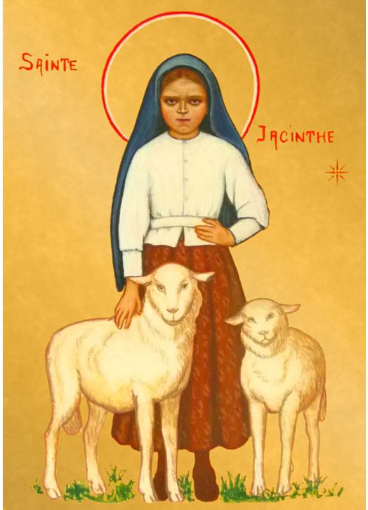 Icoon van heilige Jacintha van Fatima