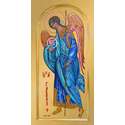 Icône de l'Archange Saint Gabriel avec inscription grecque