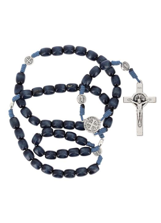 Rosary of saint Benedict, color blue