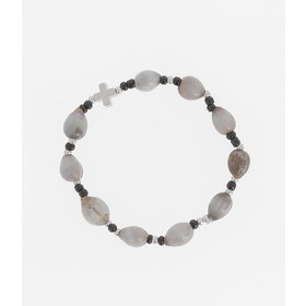 Pulsera de decenas con elástico - semilla de junco