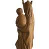 Statue of the crowned Virgin Mary, 28 cm (Vue du dos en gros plan)