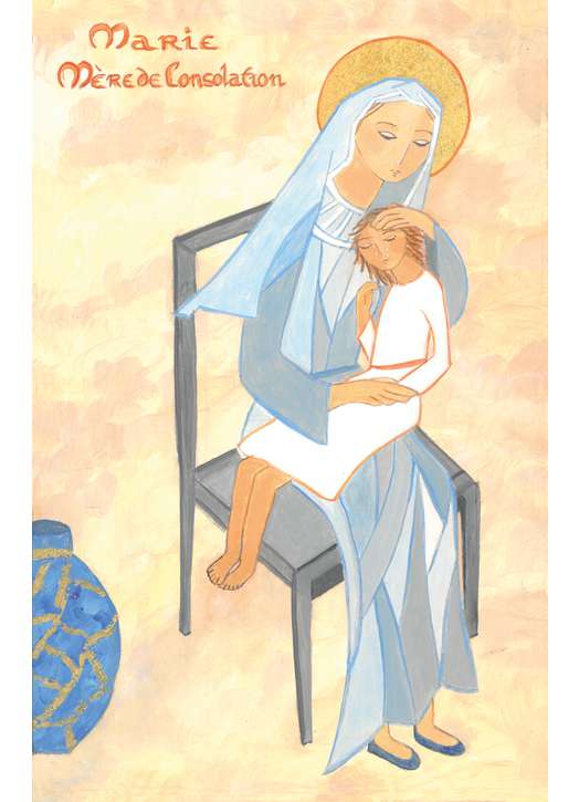 Icoon van Maria, moeder van troost