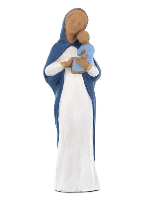 Estatua de Nuestra Señora de la Ternura, 25 cm, policromada