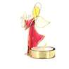 Angel candle holder with harp, in mother-of-pearl (Photophore Ange en nacre - 6)