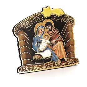 Nativity icon in the form of a Christmas crib