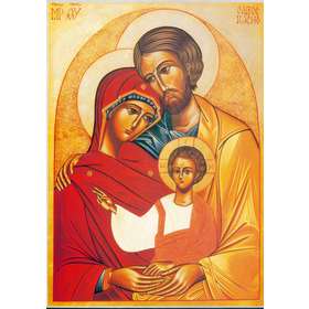 Icon of The Holy Family (Benedictines of Monti Oliveti) (G, GL, PRB, M)
