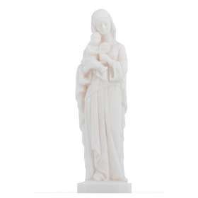 Estatua de Nuestra Señora de la Eucaristía, alabastro 17 cm