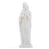 Statue of Our Lady of the Eucharist, alabaster 17 cm