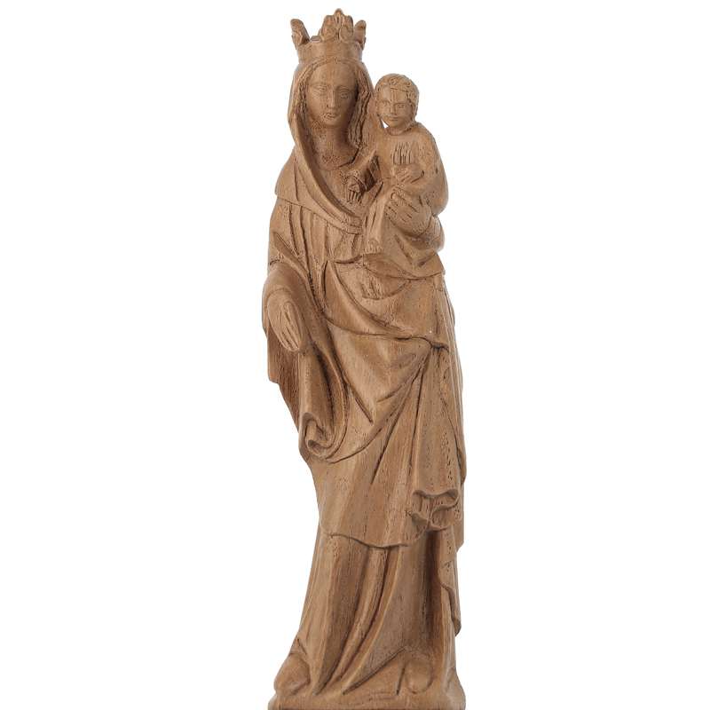 Estatua de la Virgen María coronada, 22 cm