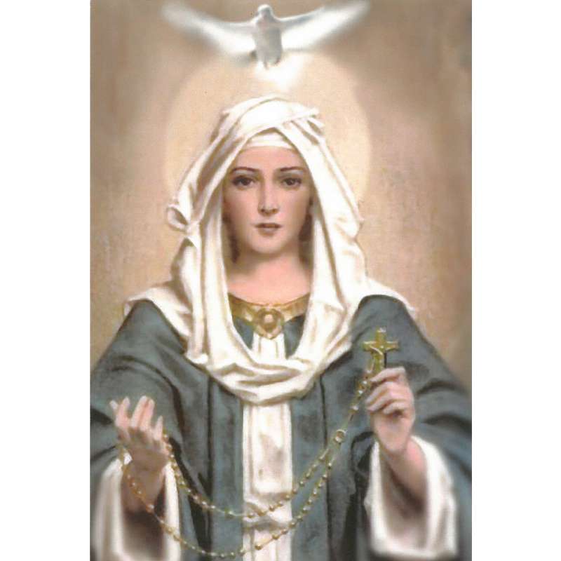 Icono de Nuestra Señora del Rosario con la Paloma