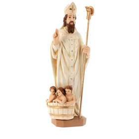 statue de Saint Nicolas, 25 cm (polychrome)