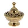 chiselled brass incense burner (Avec couvercle)