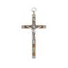 croix de la bonne mort en métal et bois d'olivier
