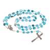Turquoise river stone rosary