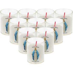 10 candles night lights of Miraculous Virgin