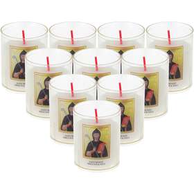 10 bougies veilleuses de Saint Benoît