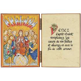 Diptych of Pentecôte (Jouques) et invocation Venez Esprit-Saint