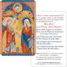 Kaart-verzoek an De Annunciatie uit het Padua Psalter en de drie Weesgegroetjes (Recto-Verso)