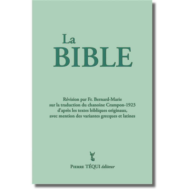 La Bible Crampon 1923 – 2023 Intégrale (Couverture)