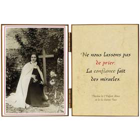 Saint Therese with lily