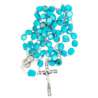 Chapelet en pierre de rivière turquoise (Chapelet)