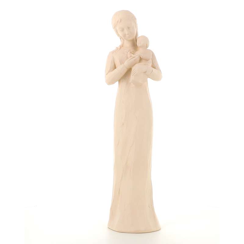 Statue de Notre-Dame de Bonté - ton pierre, 37 cm