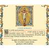 Canon d'autel Jean-Paul II Lazuli encadrement baroque (Détail du crucifix)