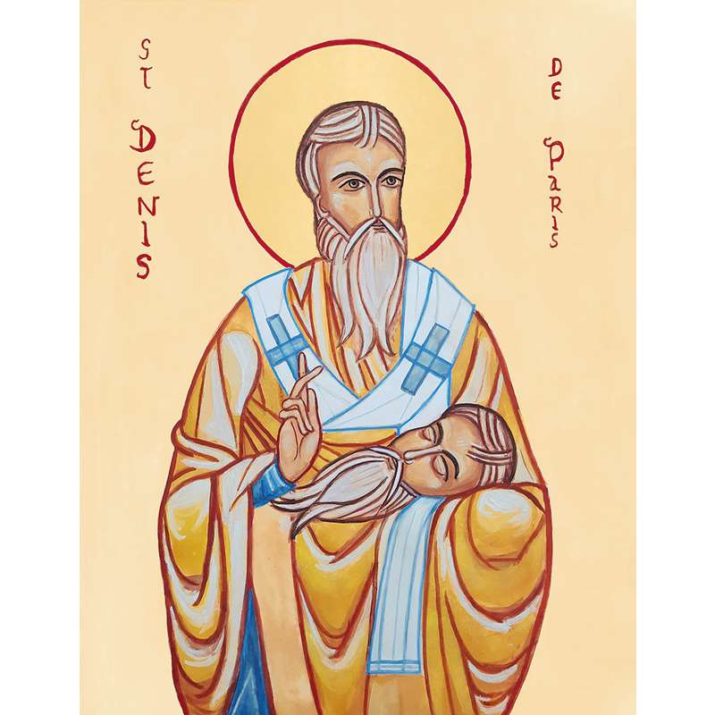 Icon of Saint Denis of Paris