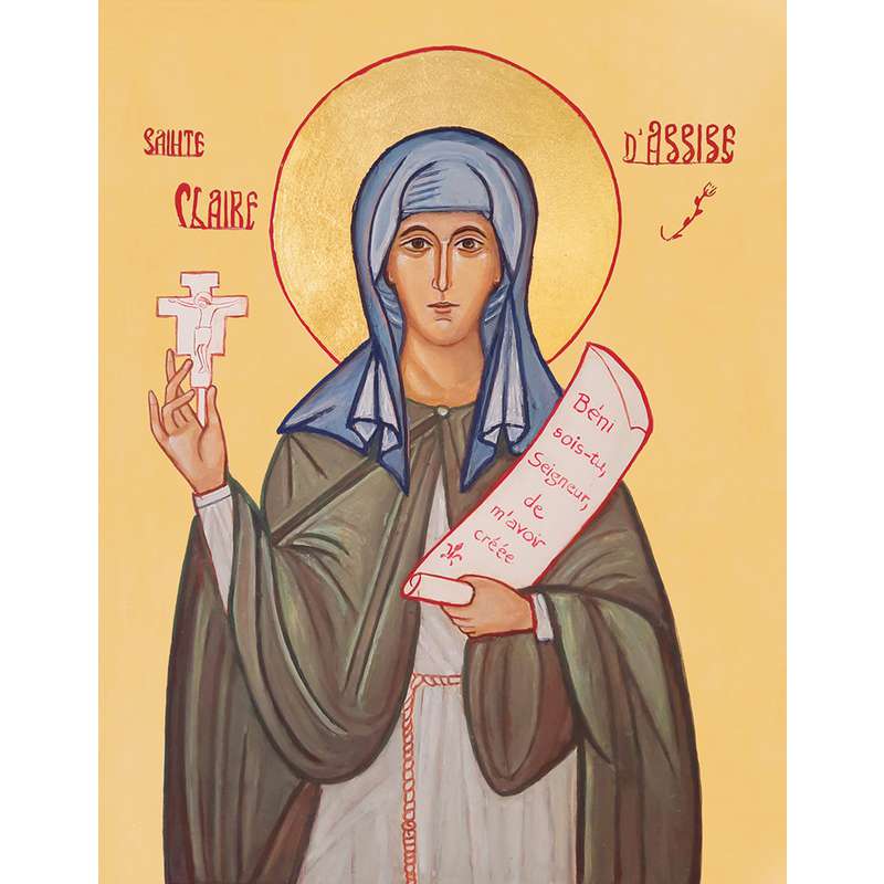 icon of Saint Clare of Assisi