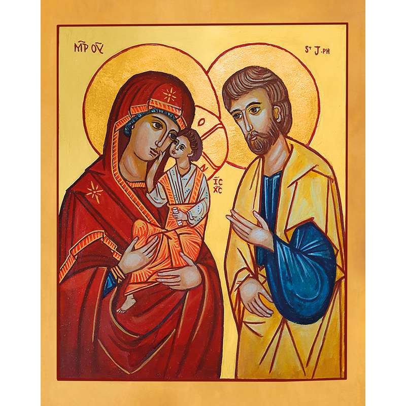 Icon of the Holy Family by M. Brebion