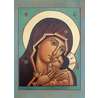 Icon of the Virgin of Tenderness by M. Brebion