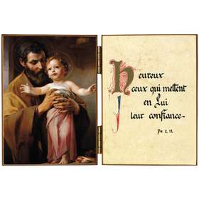 Saint Joseph end The Child Jesus