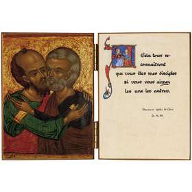 The kiss of peace - St Peter and St Paul