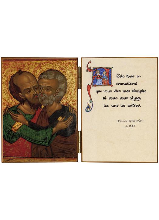 The kiss of peace - St Peter and St Paul