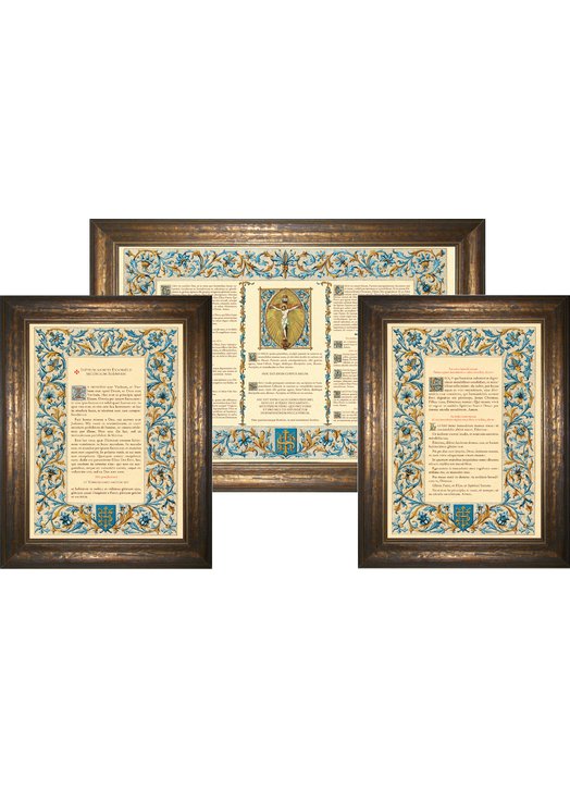 Altar cards "Azure" (L'ensemble des 3 canons)