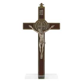Crucifix of Saint Benedict rosewood