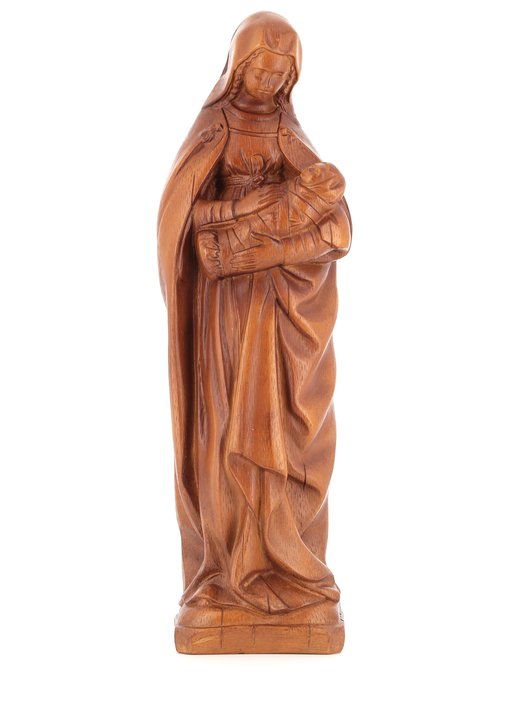 Statue de la Vierge d'Autun, 30 cm (Vue de face)