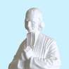 Saint John Vianney (Curé of Ars), 43 cm (Gros pland du visage)