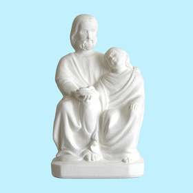 Statue du Christ et saint Jean (Vue de face)