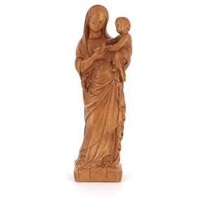Statue de la Vierge à l'oiseau, 21 cm (Vue de face)