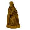 Statue de la Vierge-Marie assise, 15 cm (Vue du profil droit en biais)