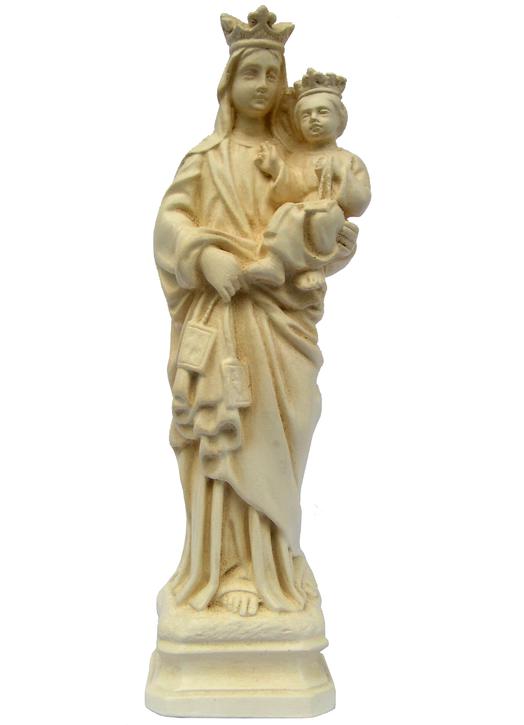 Statue de Notre-Dame du Mont-Carmel, 19,5 cm (Vue de face)