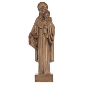 Statue de Notre-Dame du Foyer de Charité, 16 cm (Vue de face)