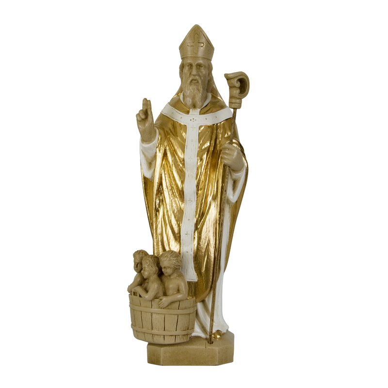 Saint Nicolas, 25 cm (Vue de face) Saint Nicolas, 25 cm (Vue de face)