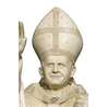 Jean-Paul II (1920-2005) - couleur vieil ivoire, 130 cm (Gros plan du visage 3)