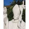 John Paul II (1920-2005) – white colour, 130 cm. (GRos plan sur le buste)